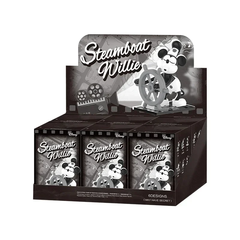 

100% Original Disney Steamboat Willie Series Blind Box Toys Kawaii Surprise Guess Bag Figure Home Model for Girls Gift