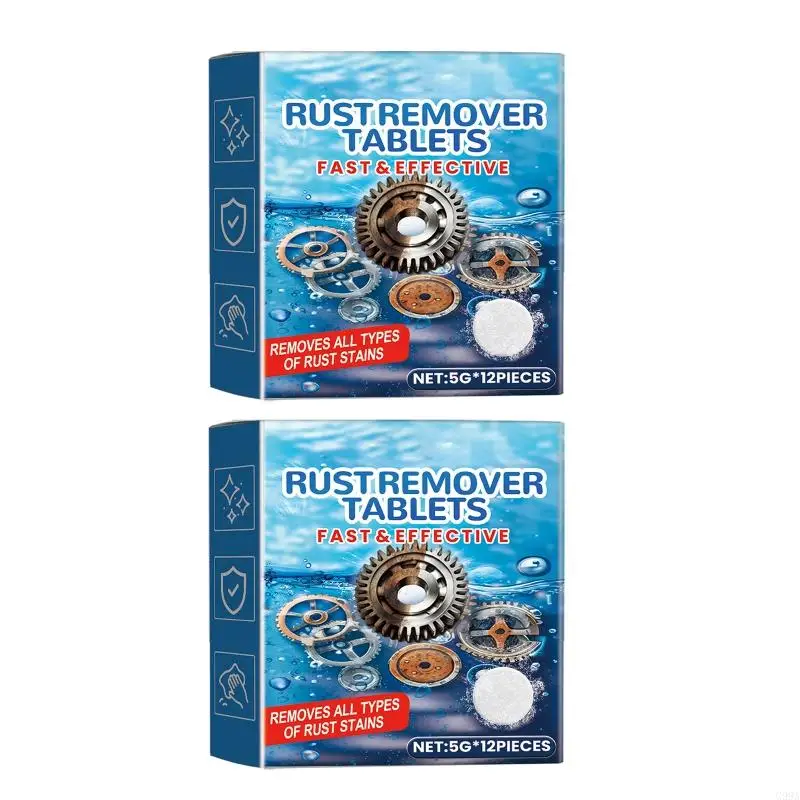 G99A Rust Cleans Tablets Rust Remover Viên sủi bọt cho chất tẩy rửa gốm sứ kim loại