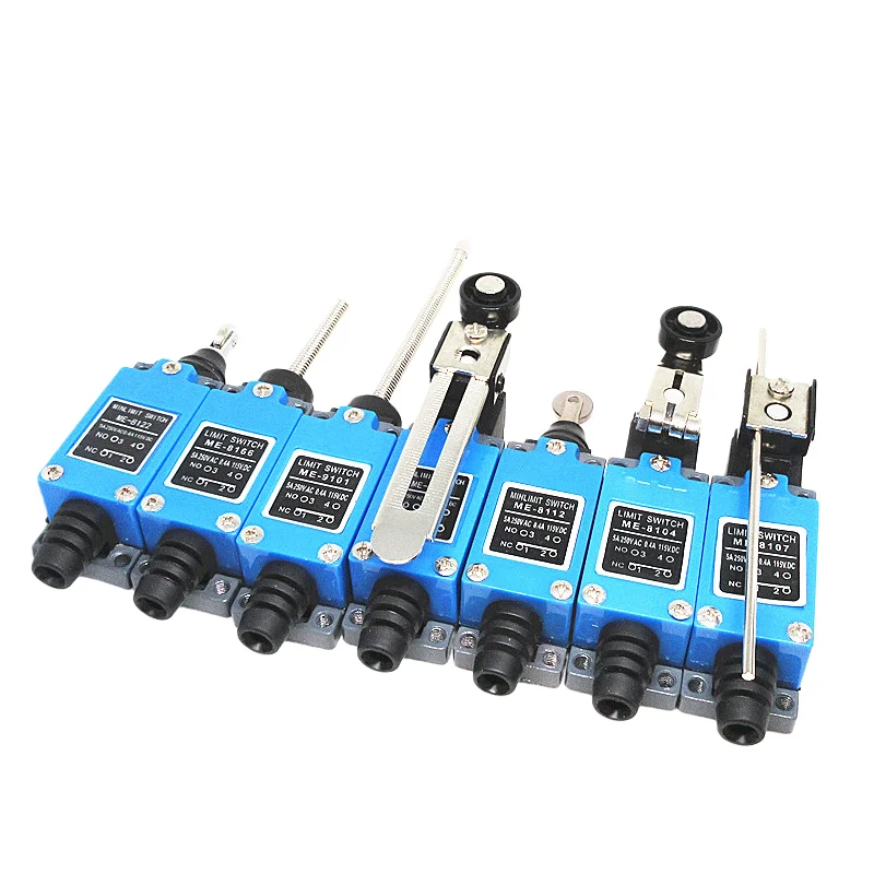 

Travel switches ME-8108, ME-8104, ME-8111, ME8112, ME9101, and ME8167 limit switches