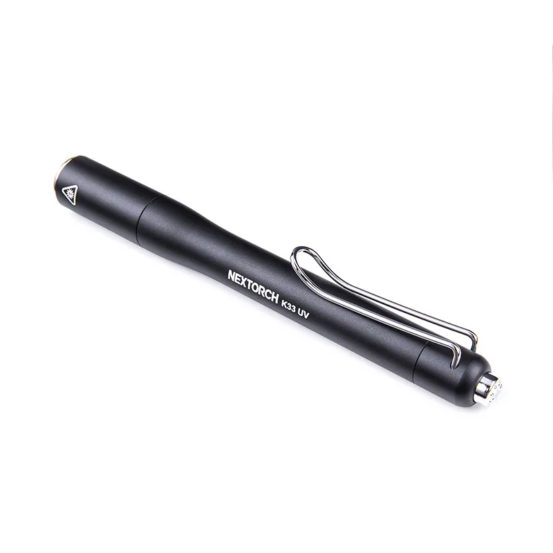 Nextorch K33UV Dual-gear UV LED Penlight, 365nm Wavelength, 1300mW, Detection for Fluorescence / Counterfeit, Exquisitely Small