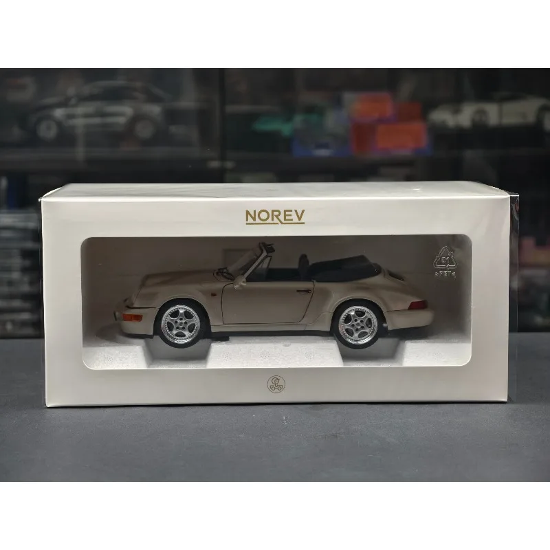 Modelo de Auto de Aleación a Escala 1:18 de Porsche 911 Carrera 2 Turbo 1992, Marca Diecast NOREV
