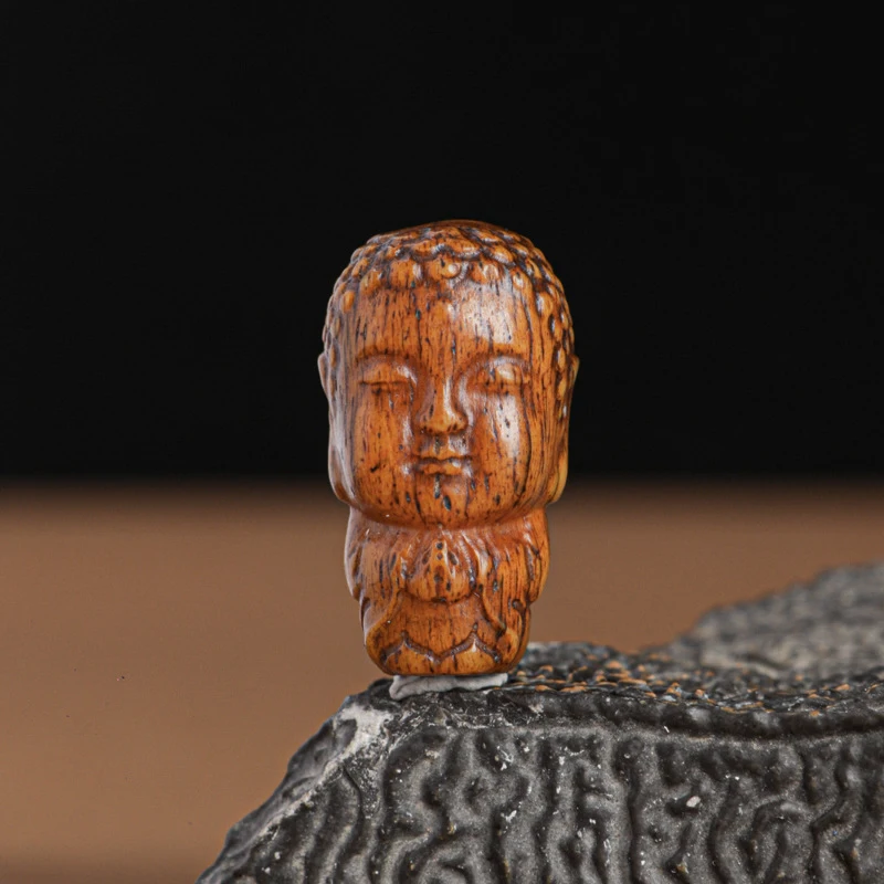 Tibetan-style vintage yak bone with a formless Buddha, Pixiu, and three-way connector, 108 beads accessori