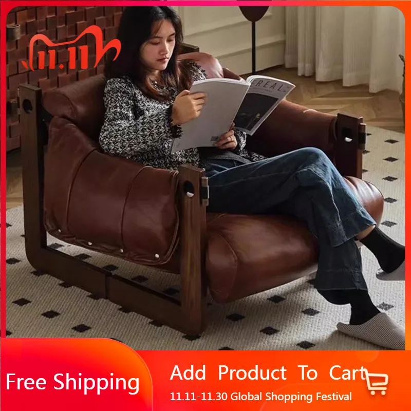 

Leather Wooden Chairs Dining Modern Gaming Salon Makeup Luxury Bedroom Living Room Chairs Balcony Poltrona Backyard Furniture