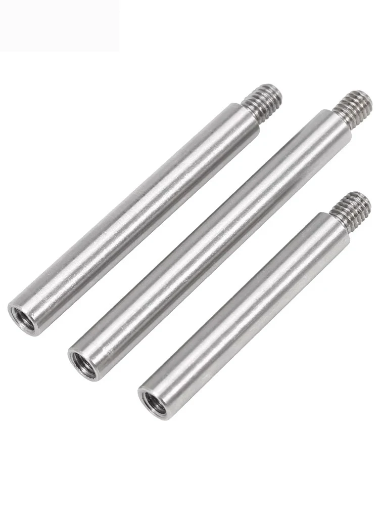 

304 Stainless Steel Threaded Pillar M2-M6 L+4/6/8mm PCB Circuit Board Standoff Spacer