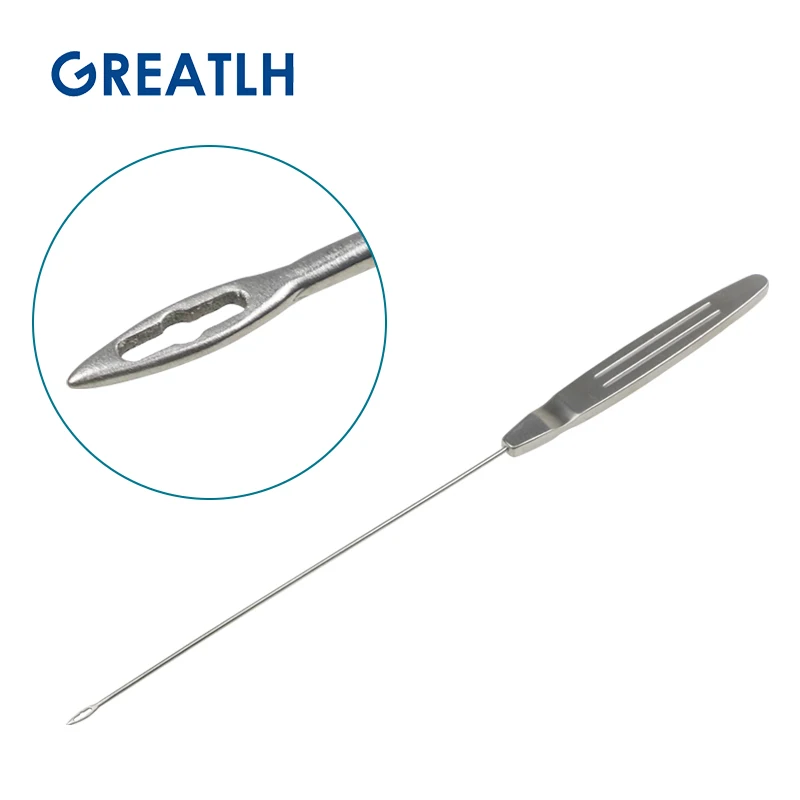 1pcs Puncture Needles Puncture Traction Suspension Needle Medical Tools Surgical Instrument Stainless Steel