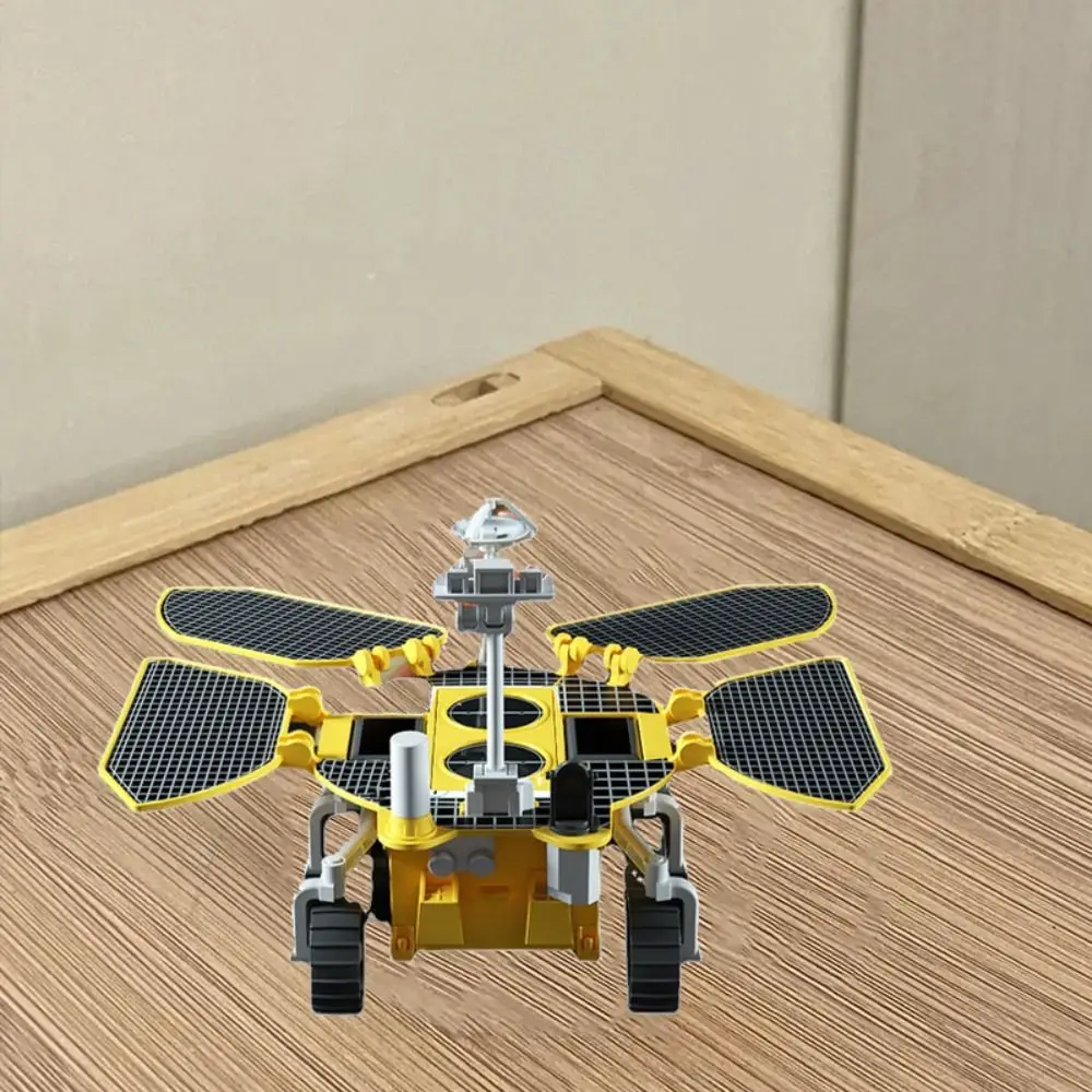 البلاستيك الفضاء المريخ نموذج سيارة عمل أرقام الطاقة الشمسية تشو رونغ نموذج سيارة تجميع نموذج صغير يموت الصب الديكور