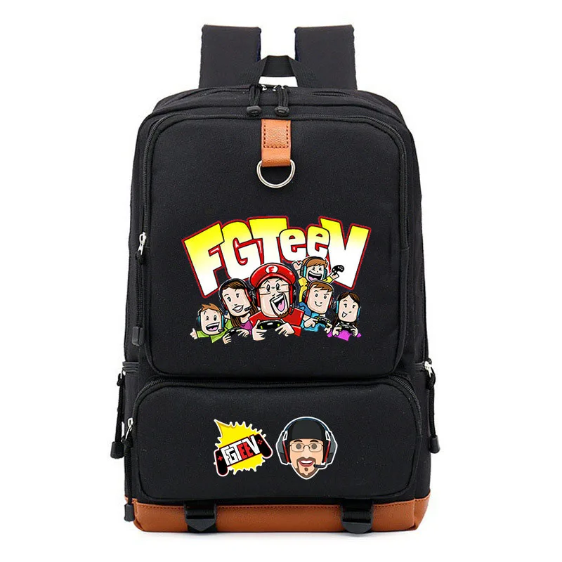 

Hot Fgteev Backpack Boys Girls Students School Bag Teenager Daily Travel Backpack Large Capacity Laptop Bookbag Mochila