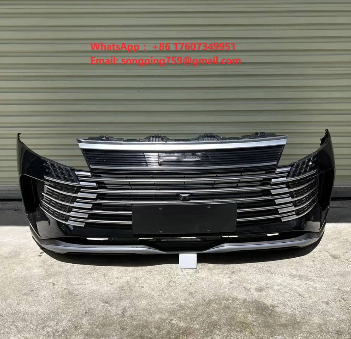 Suitable for BYD Haishi 05 DM 2023-2025 Model Year Front Bumper Kit, Headlight Grille Water Tank, Electronic Fan Radiator