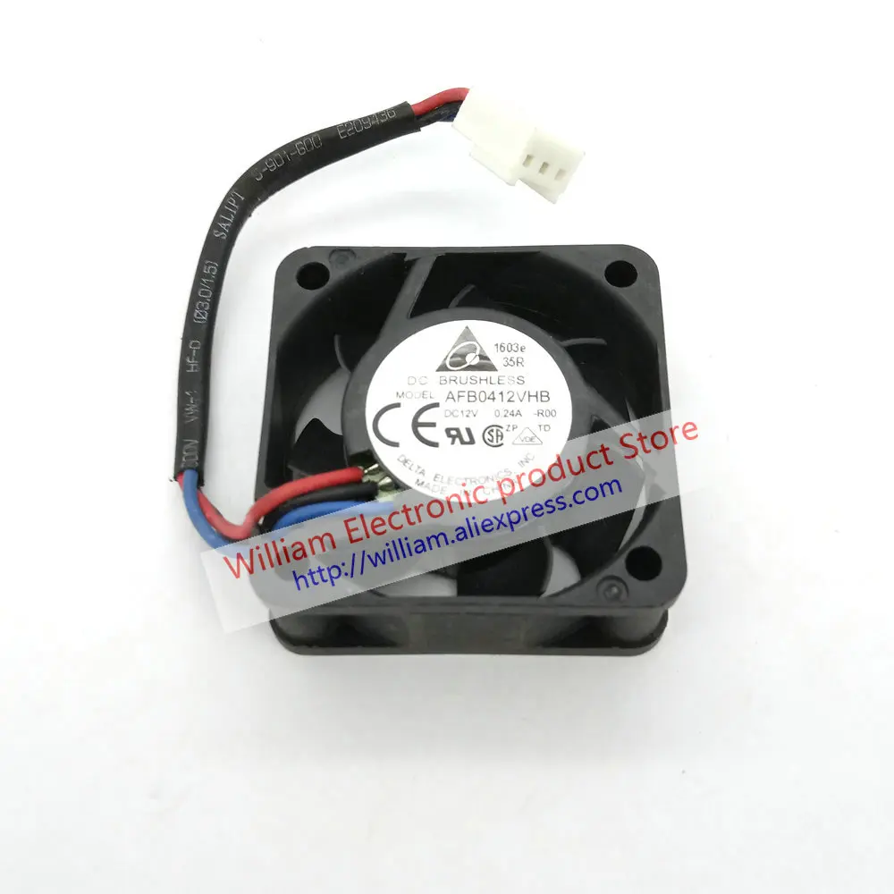 The Cooling Fan for Computer AFB0412VHB R00 DC12V 0.24A 40*40*15MM 4cm 3Lines