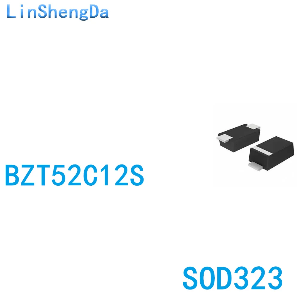 

SMD диодный регулятор напряжения BZT52C12S 12 В SOD323 0805 Втч (установка 3K)