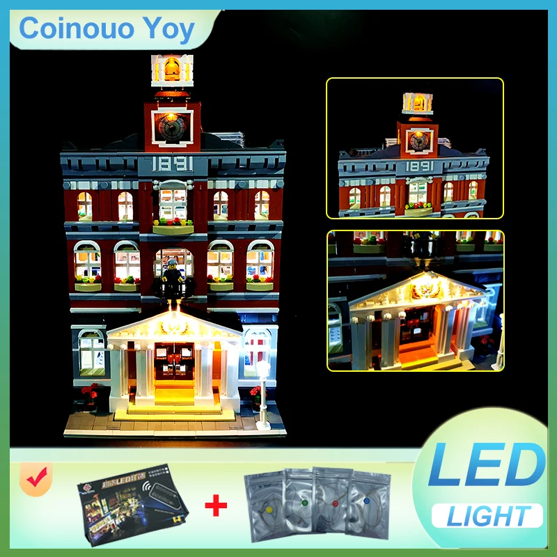 

LIGHT For LEGO 10224 Town Hall Block DIY Toy (NO Blocks Model,Only LED Light) Light Set Kid Gift