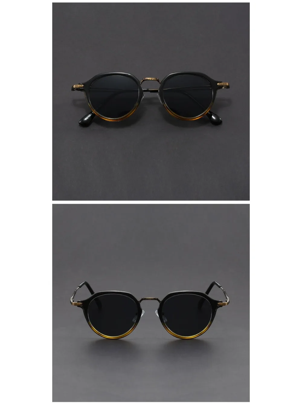 Schildkröten-Acetat-Metallbeinschirme, Rahmen, handgefertigt, oval, quadratisch, für Herren, klassisch, handgefertigt, Damenbrille mit hoher Qualität – Detail 6
