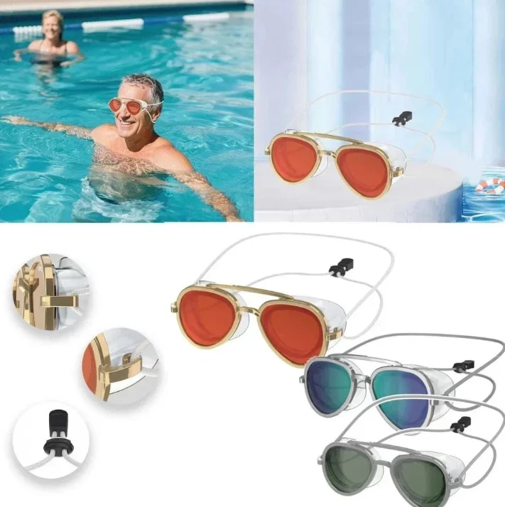 Full-view Anti-fog Swimming Goggles UV Protection 2026New Sunny Unisex Swim Goggles Adults Outdoor Training Blu-ray Swim Glasses