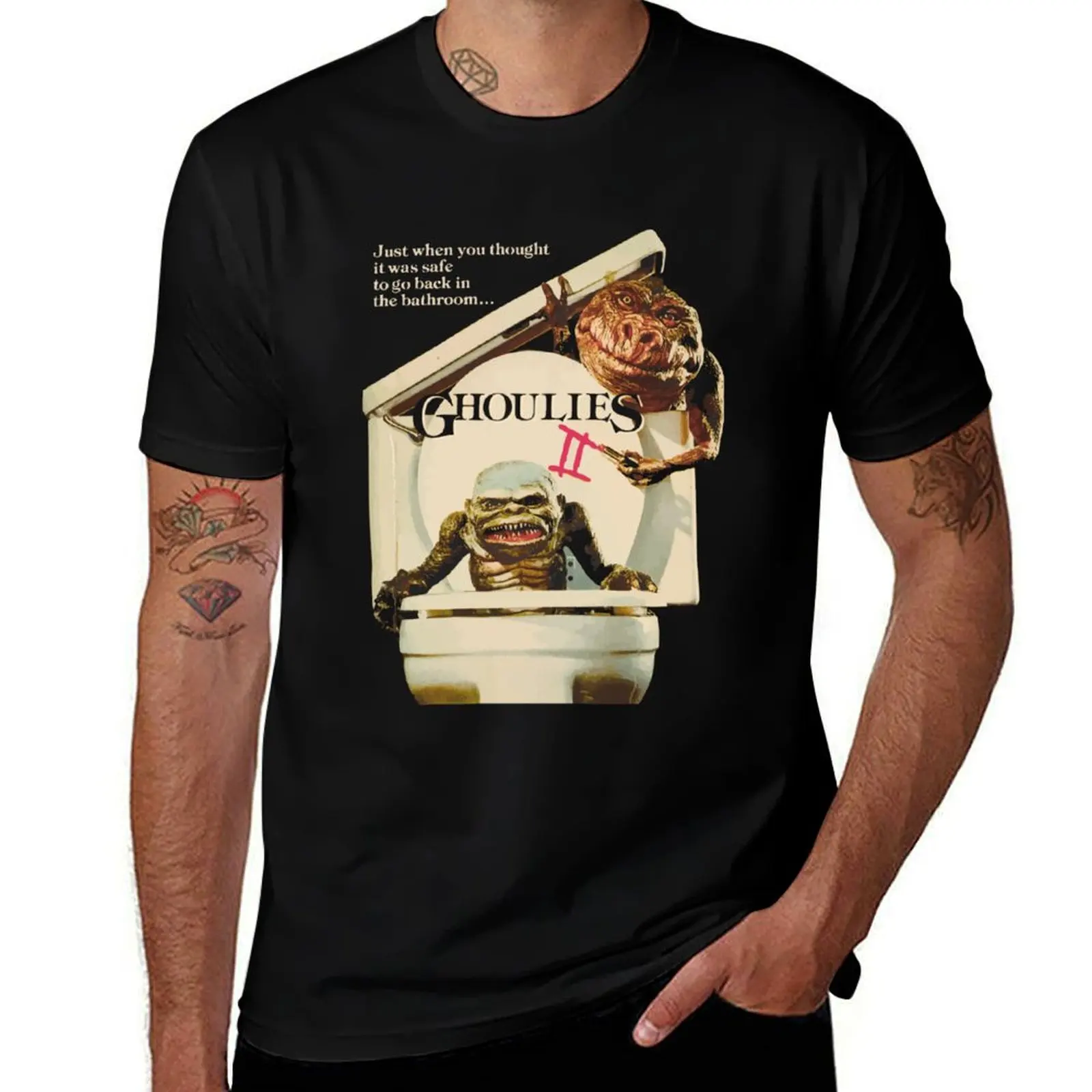 

Ghoulies II (1987) T-Shirt customizeds animal prinfor boys plus size clothes mens workout shirts
