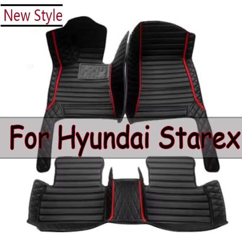 Car Floor Mat For Hyundai Starex H-1 TQ 2008~2017 Anti-dirty Pad Car Acessories Full Set Mud Car Trunk Floor Mat Car Accessories