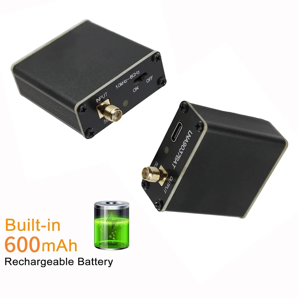 High Performance Full Band Radio Signal Receiver Rechargeable 600mAh Battery Wide Frequency Range SMA Connector