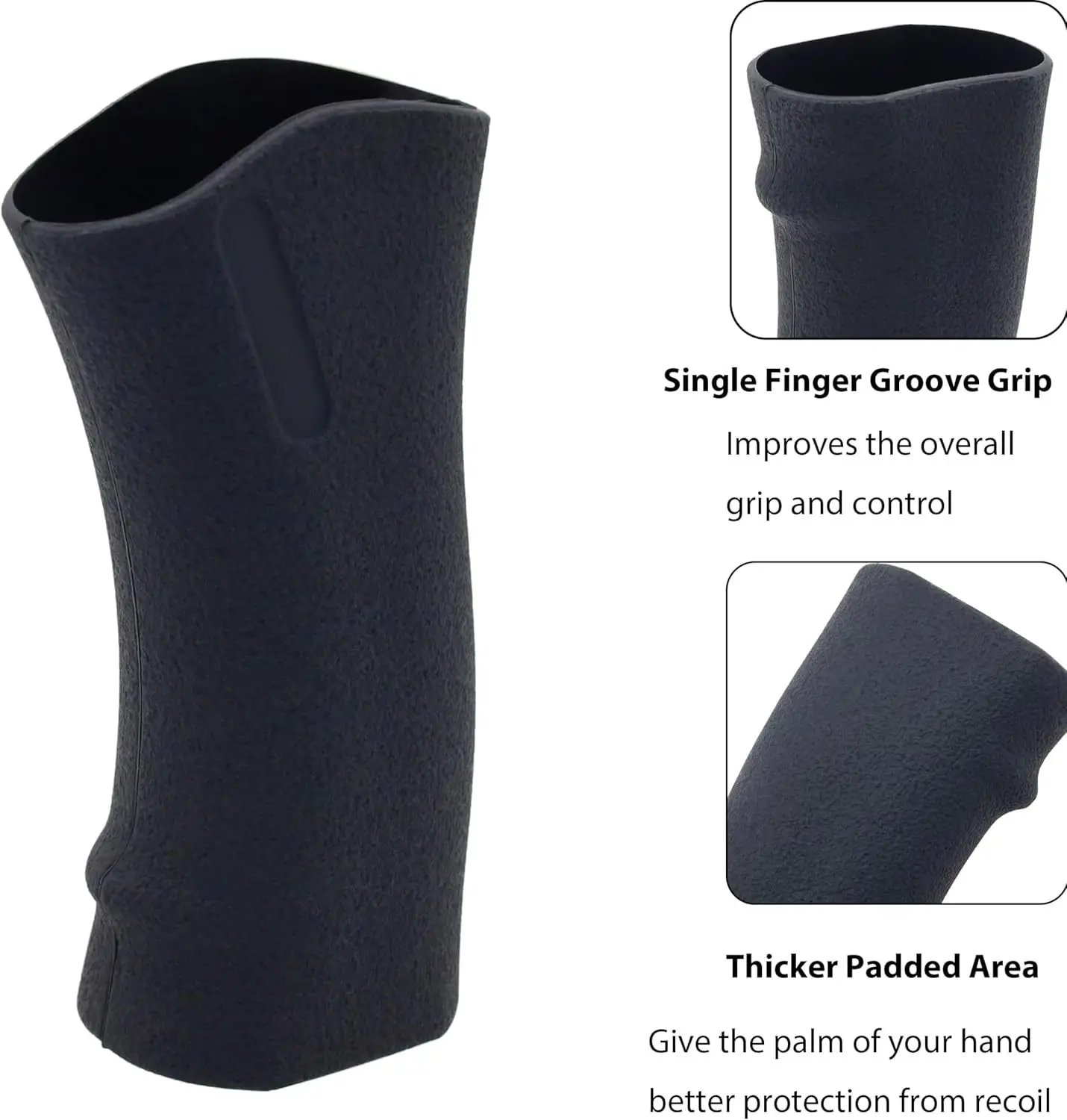 غطاء مقبض مطاطي عالمي غير قابل للانزلاق لـ Remington Mossberg Shockwave، Remington 870 Tac-14 مقبض بندقية تكتيكي كم ناعم
