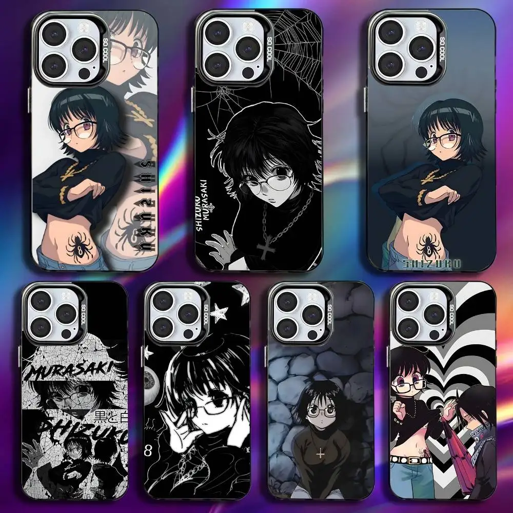 

H-Hunter-x-hunt Shizuku Phone Case For iPhone 16,15,14,13,12,11,Pro,Max,Plus,Mini,XS,SE Anti Fall Black Matte Hard Bumper