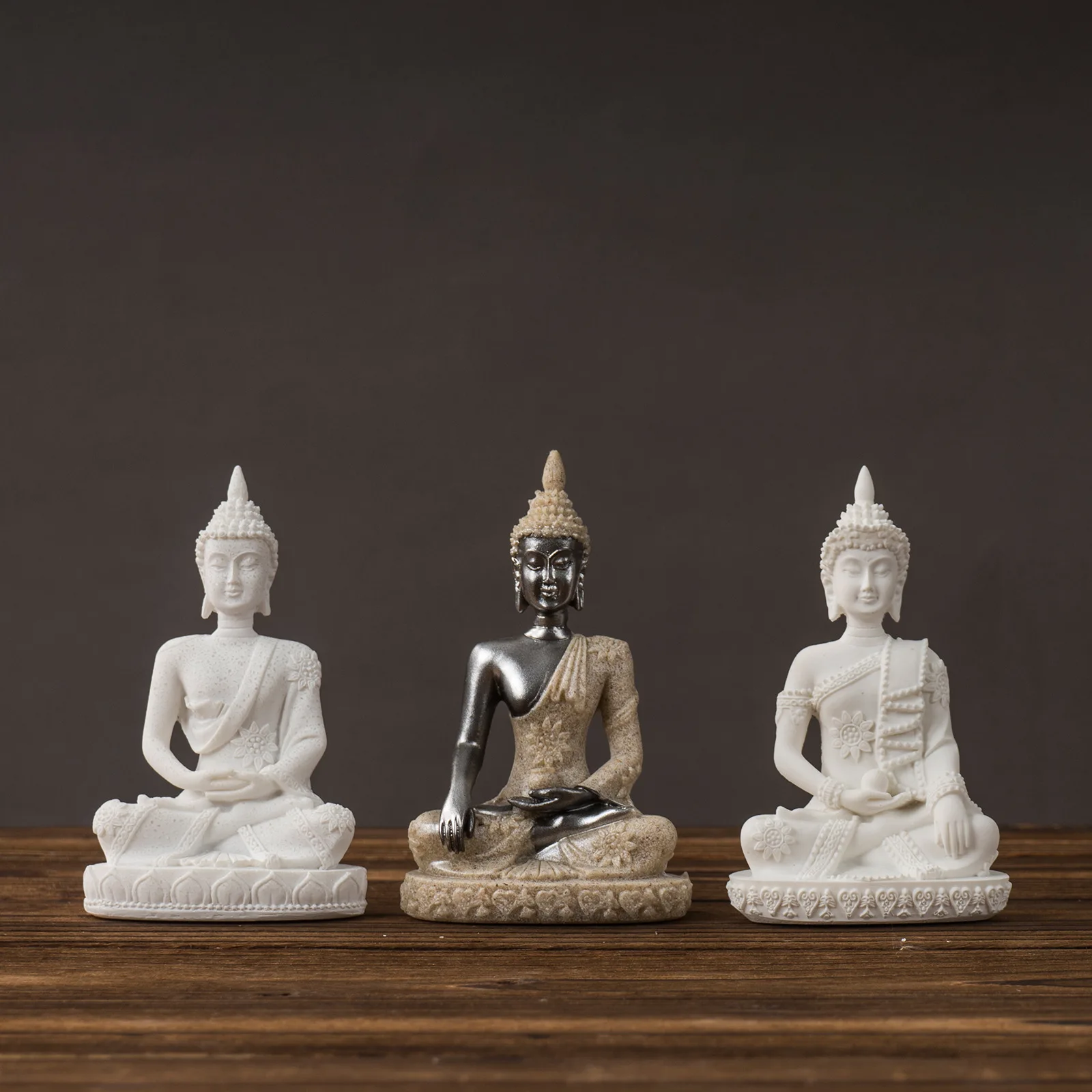 

Mini Buddha Statue‌ – Handmade Resin Figurine, Zen Home Decor for Living Room & Office