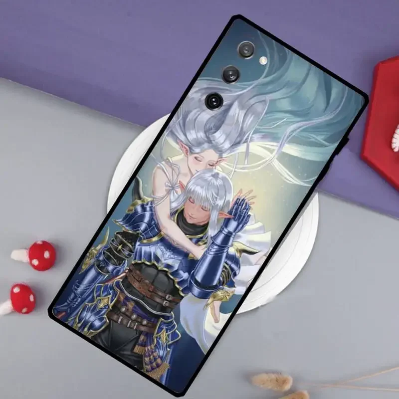 F-Final F-Fantasy XIV Game Phone Case for SamsungS23 S22 S21 S20 Ultra Pro S10 S30Plus 20 Ultra Black Cover