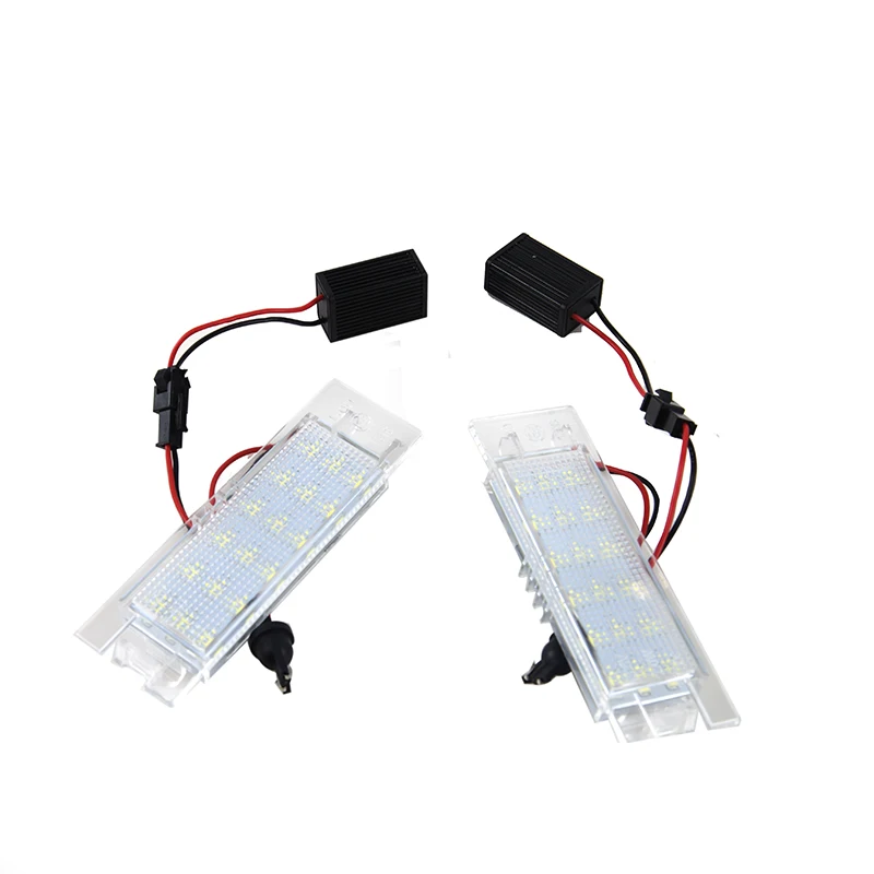 2pcs Car Led License Plate Light License Number Lamp for Opel Astra H J Corsa C D Insignia Tigra B Twintop Vectra C Zafira B OPC