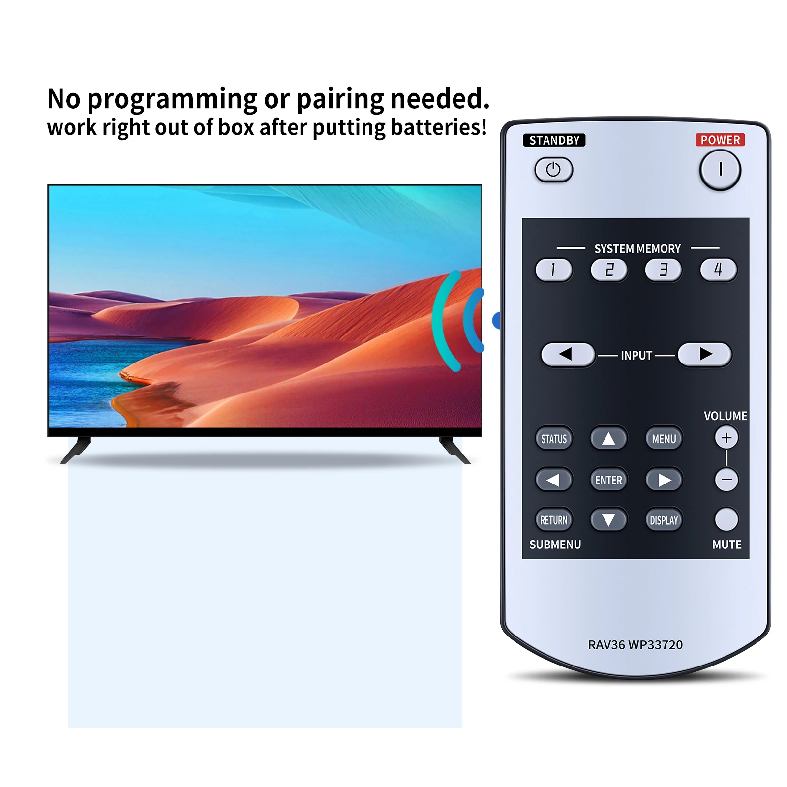 لياماها RAV36 WP33720 استقبال التحكم عن بعد RX-V3900 RX-V3900BL RX-Z7