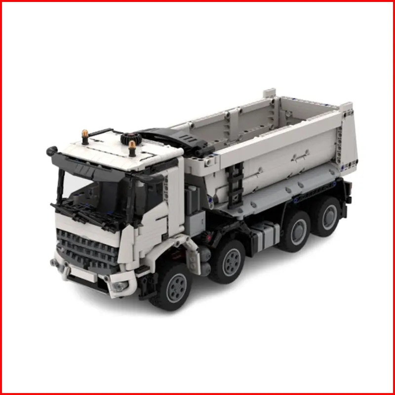

New product in stock MOC1482pcs Creative Vehicle Truck DIY Small Particle Assembly Building Block Educational Toy Model Gift Set