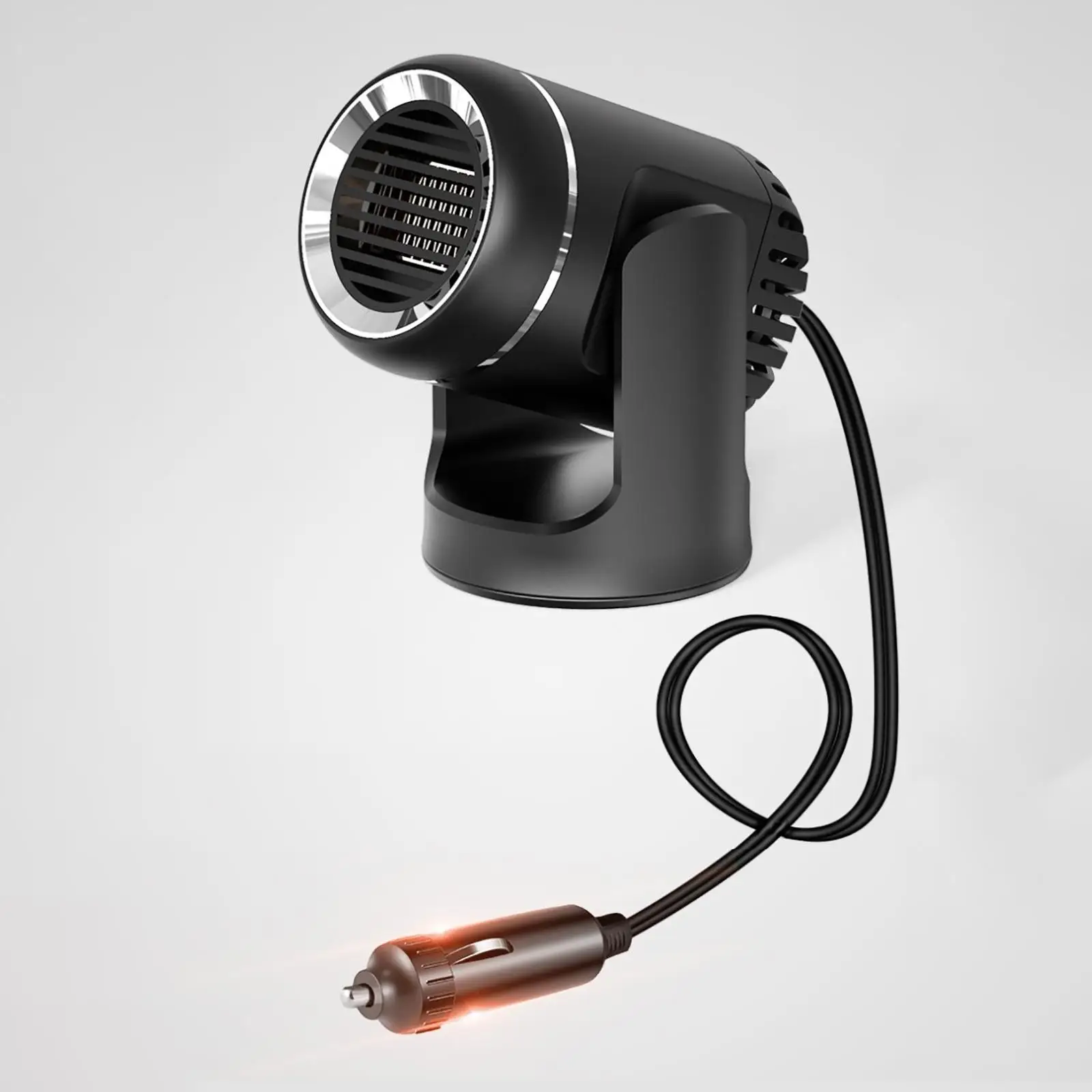 Portable Car Heater 12V 150W Fast Heating Fan Defroster Demister Anti-fog Windscreen Air Warmer for Winter Driving