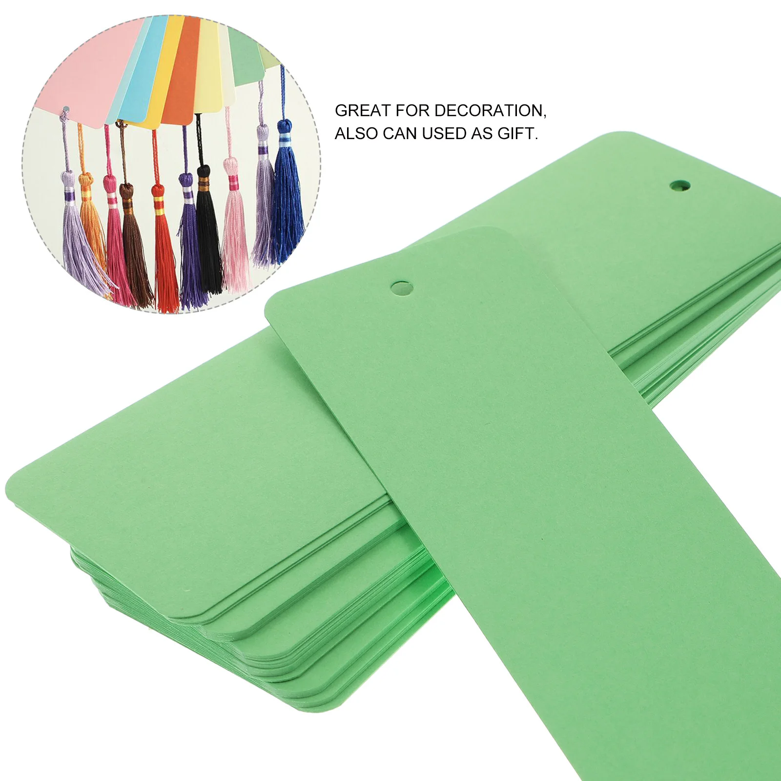 100 قطعة المرجعية الرجعية كرافت ورقة فارغة مشبك للكتب نمط القرطاسية هدية للقراء الكتاب الطلاب المدرسة الزخرفية