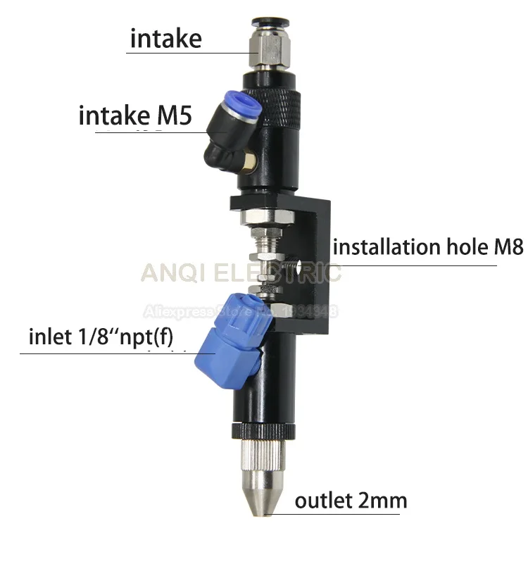 Pneumatic Tip-seal High Precision Back Suction Dispensing Valve