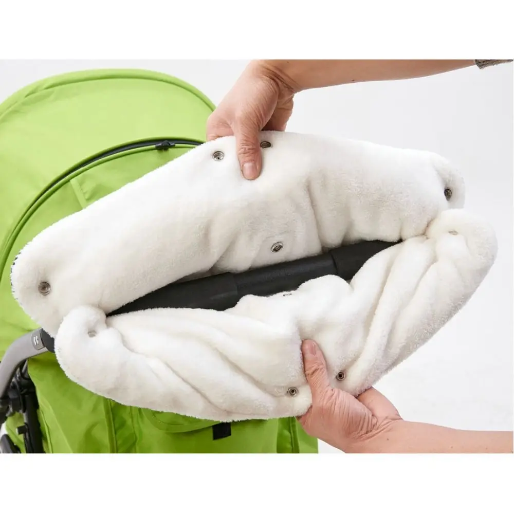 Gift Extra Thick Stroller Gloves Windproof Cozy Winter Hand Warm muffs Insulated Fleece Warm Hand Gloves Pram