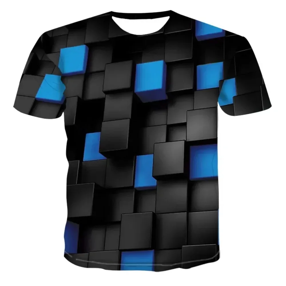 Summer 3D Printed Large-sized Men's T-shirt - Quick-drying Breathable Loose and Comfortable Suitable for Daily Wear view 4