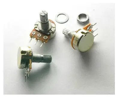

3pcs B1M 1M ohm 3 pin Linear Taper Rotary Potentiometer Pot Linear shaft 15mm diy electronics