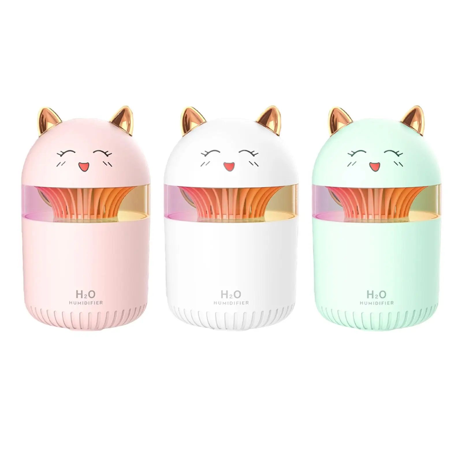 Portable Cool Mist Humidifier Diffuser for Car Table Bedroom Quiet USB Powered