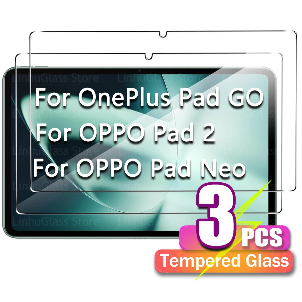 

Защитная пленка для экрана OPPO Pad 2 / OnePlus Pad GO / OPPO Pad Neo, прочная пленка из закаленного стекла, HD-качество, без пузырьков, защита от царапин