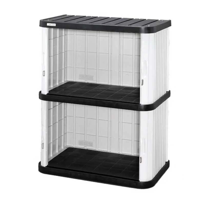 Outdoor balcony Rainproof tool storage cabinet, garage cabinet Outdoor waterproof locker Plastic storage box