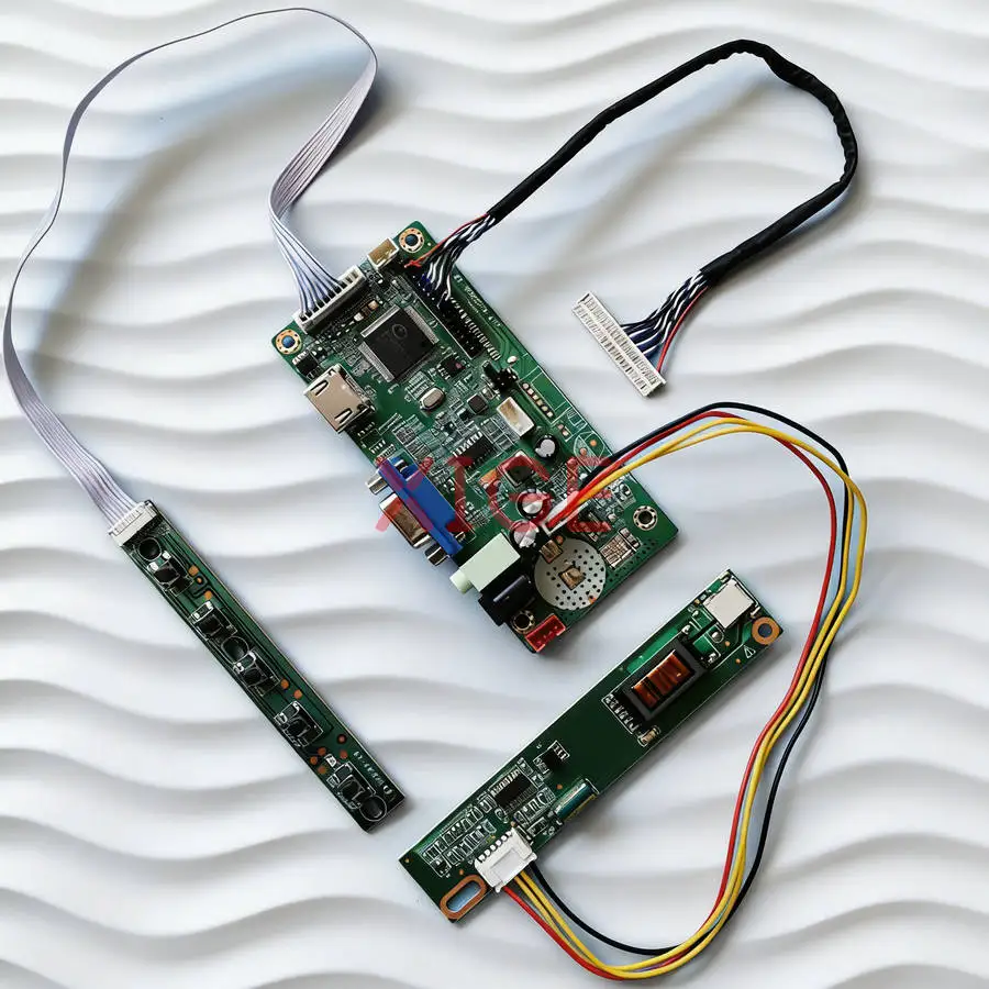 Monitor Controller Drive Board Fit LQ150X1LB CLAA150XH01 HT15X34 LQ150X1LH 1-CCFL 1024*768 HDMI+VGA LVDS 30-Pin 1024x768 DIY Kit