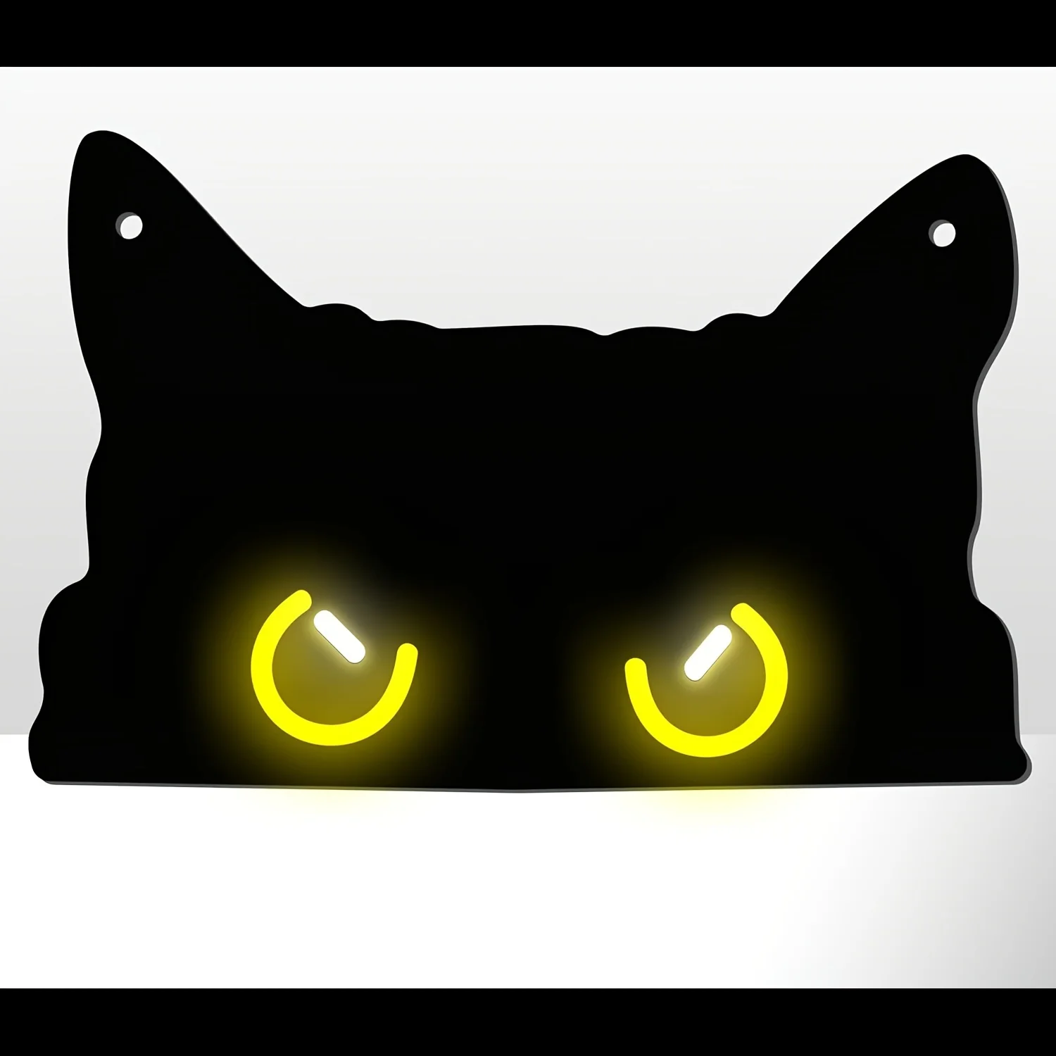 Zwarte kat neonbord, dimbare LED-wanddecoratie, USB-aangedreven nachtlampje voor slaapkamer, slaapzaal, woondecoratie