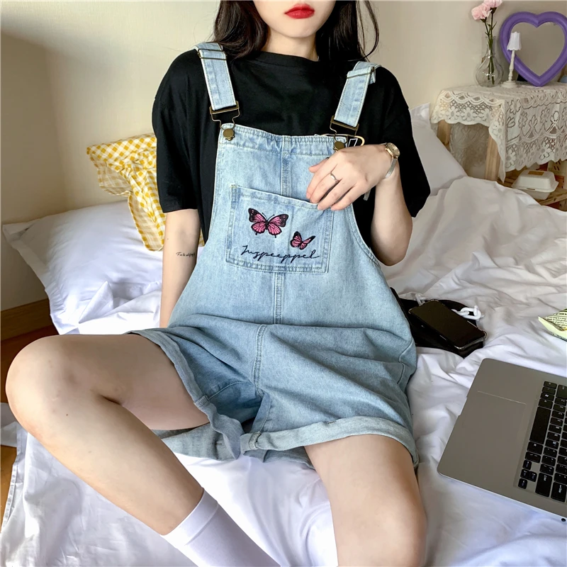 Women's Denim Rompers Playsuits Youthful Wedding Green Cold Emo Workwear Warm Gold Fleece Streetwear Office Wear Ladies Sleeve