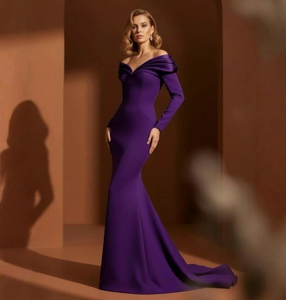 Maßgeschneidertes Elegantes Party- und Hochzeitskleid mit Schulterfreiem Design, Hochwertiges Meerjungfrau-Abendkleid, Exquisit