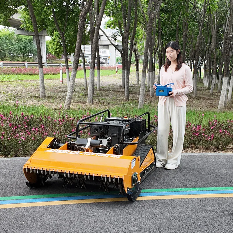 Customized Great Feedback 4 Stroke Lawn Mower Remote Control Lawn Mower For Villa Courtyard Large Lawn Care Projects