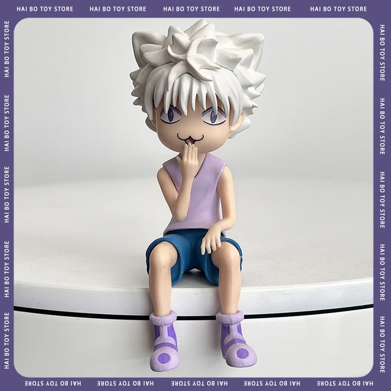 Anime figurine Hunter×Hunter Figure Killua Zoldyck Figures Cat Noodle Statue Pvc Model Collection Desk Docoration Kids Toy Gift