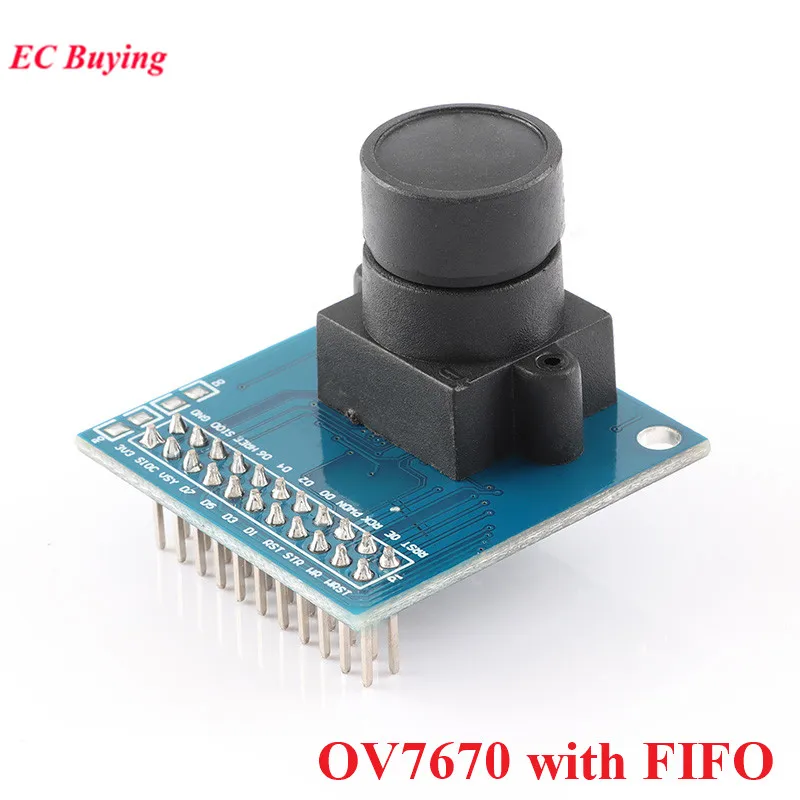 OV7670 With FIFO VGA Camera Module CMOS 30W Pixel Image Sensor Board IIC I2C STM32 Microcontroller Driver for Arduino DIY Kit