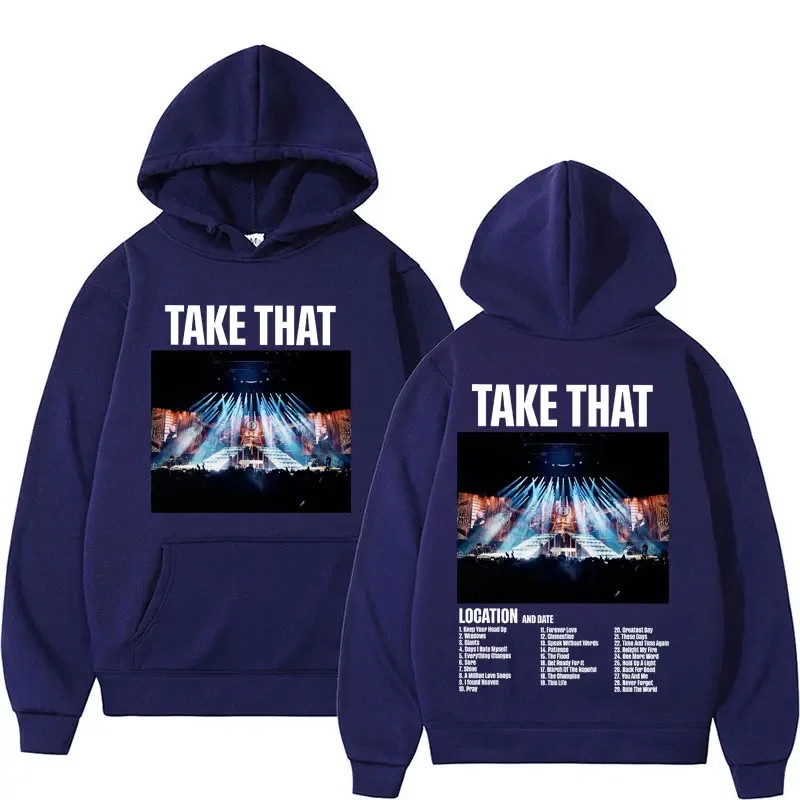 2024 Take This Life on Tour Print felpe con cappuccio da uomo Vintage Fashion oversize felpa Unisex Hip Hop Classic Streetwear