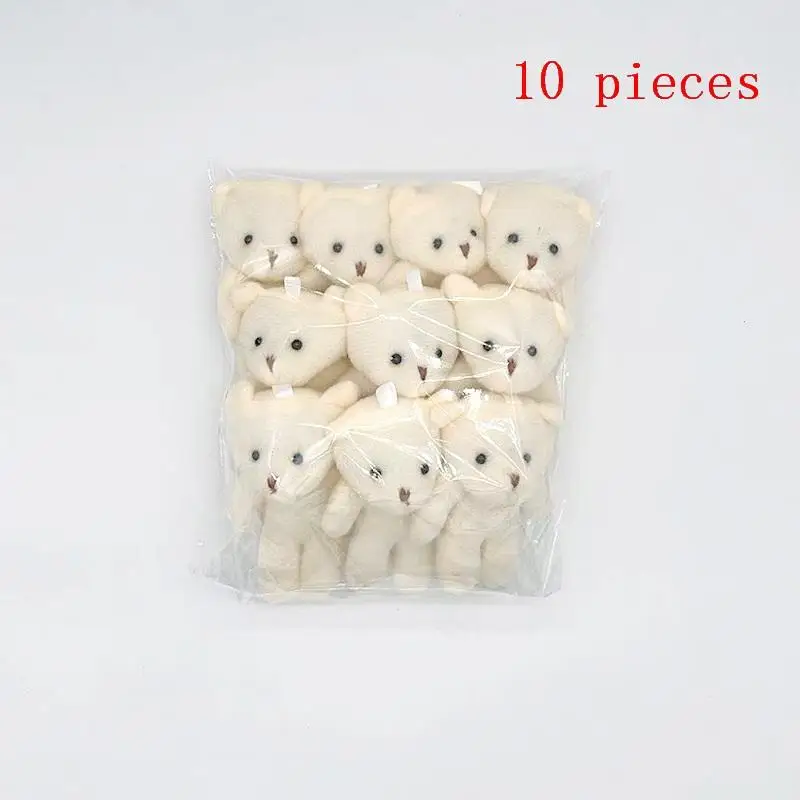 (BF06) 10/12Pc Verjaardag Bruiloft Pop Toss Party Gunsten Levert DIY Accessoire Mini Leuke Cartoon Pluche Beer Meisje Gift Pop speelgoed
