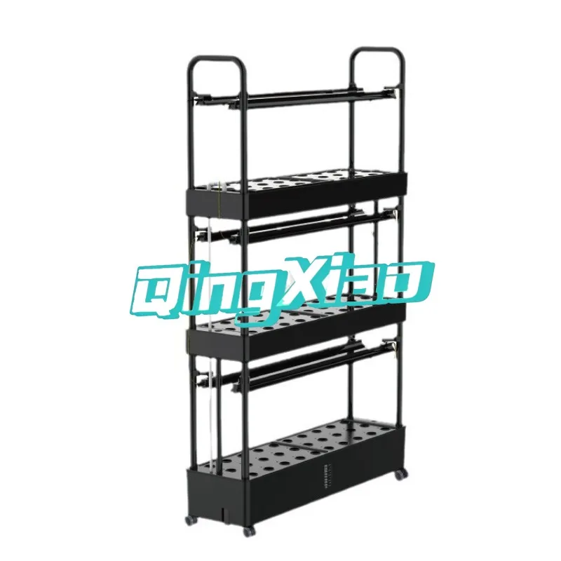 

Indoor Multi Layer Expandable Hydroponic Planting Rack With LED Light For Home Soilless Leafy Vegetable Flower Cultivation