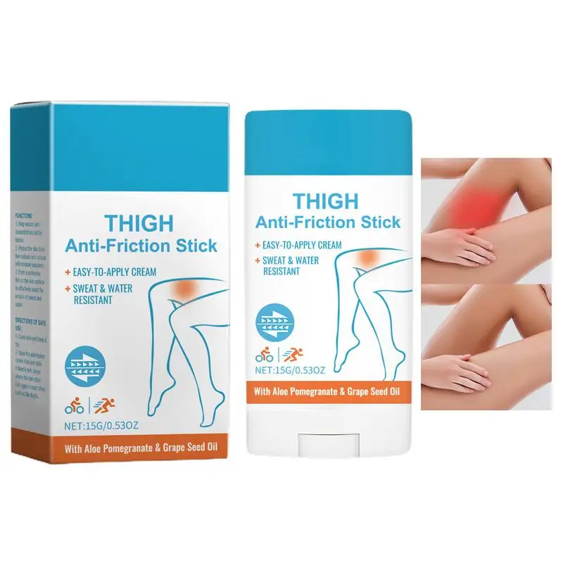 Thigh Anti-Friction Cream 15g Anti-Friction Thigh Skin Protection Balm Gentle Thigh Skin Friction Natural Cream for Women Men