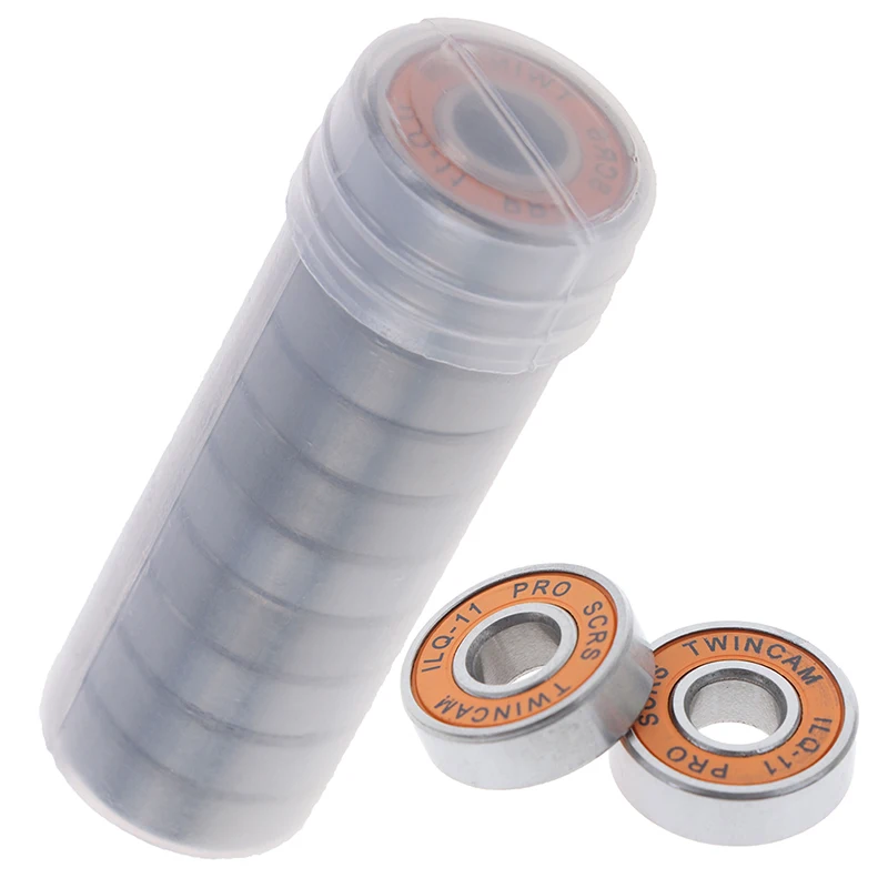 

10Pcs Stainless Steel Skateboard Wheel Bearings Performance Drifting Roller Skate Scooter ILQ-11 Longboard Axletree Sports Parts