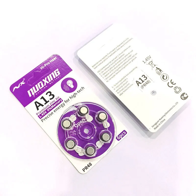 Hearing Aids Batteries 240Pcs A13 13A 13 P13 PR48  For Mini Ear Hearing Aid Sound Amplifier