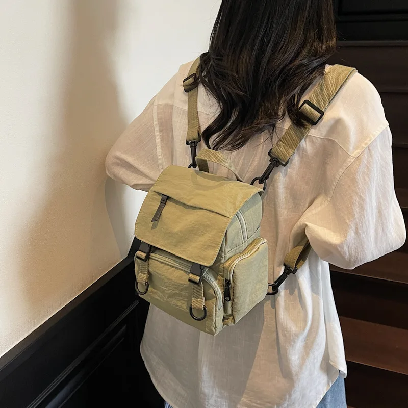 

2025 Japanese Style Backpack, Large Capacity Military Rucksack, Durable Travel Hiking Bag, Convertible Crossbody Daypack